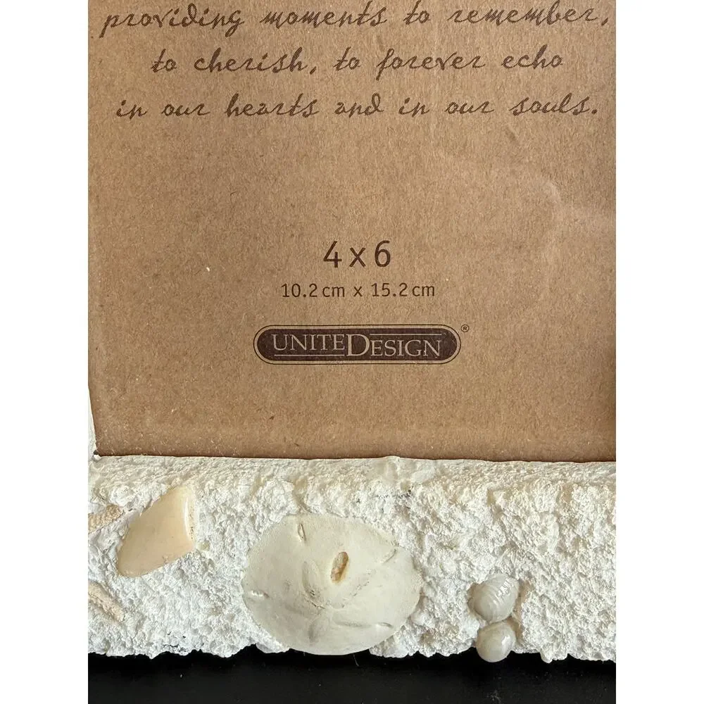 Vintage Seashell Beach Photo Frame 4